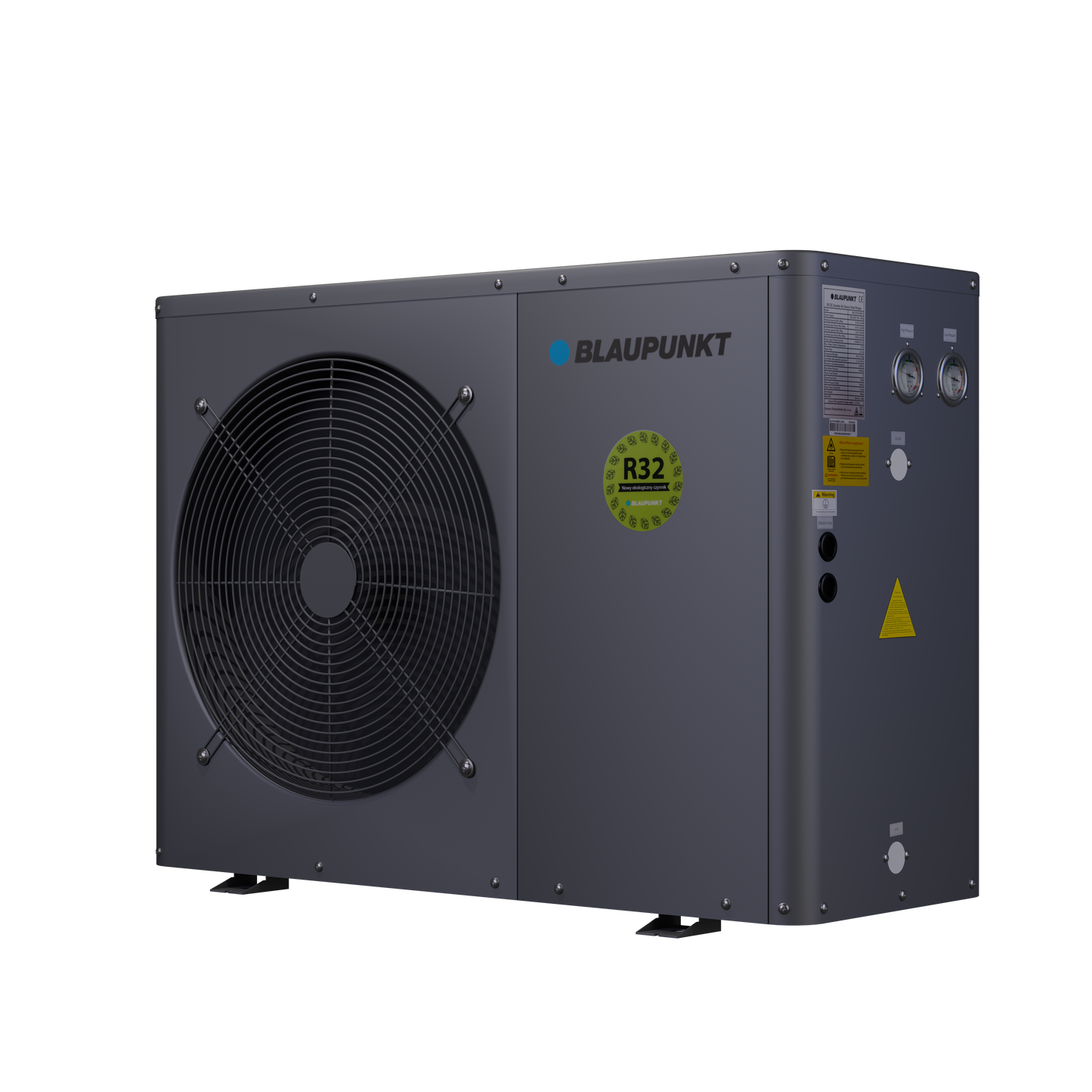 Pompa de caldura 6 KW aer-apa pentru incalzire si racire BLAUPUNKT BLP06P1V2MR32 MONOBLOC, Inverter R32 ERP A+++, compresor Panasonic, MONOFAZAT